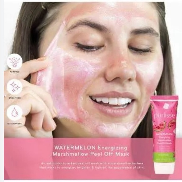 PURLISSE Watermelon Energizing Marshmallow Peel Off Mask - Picture 2 of 11
